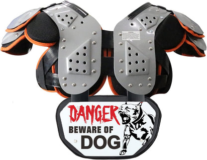 Football Back Plate Rear Back Protector Football Low Back Pad for Adult & Youth Players