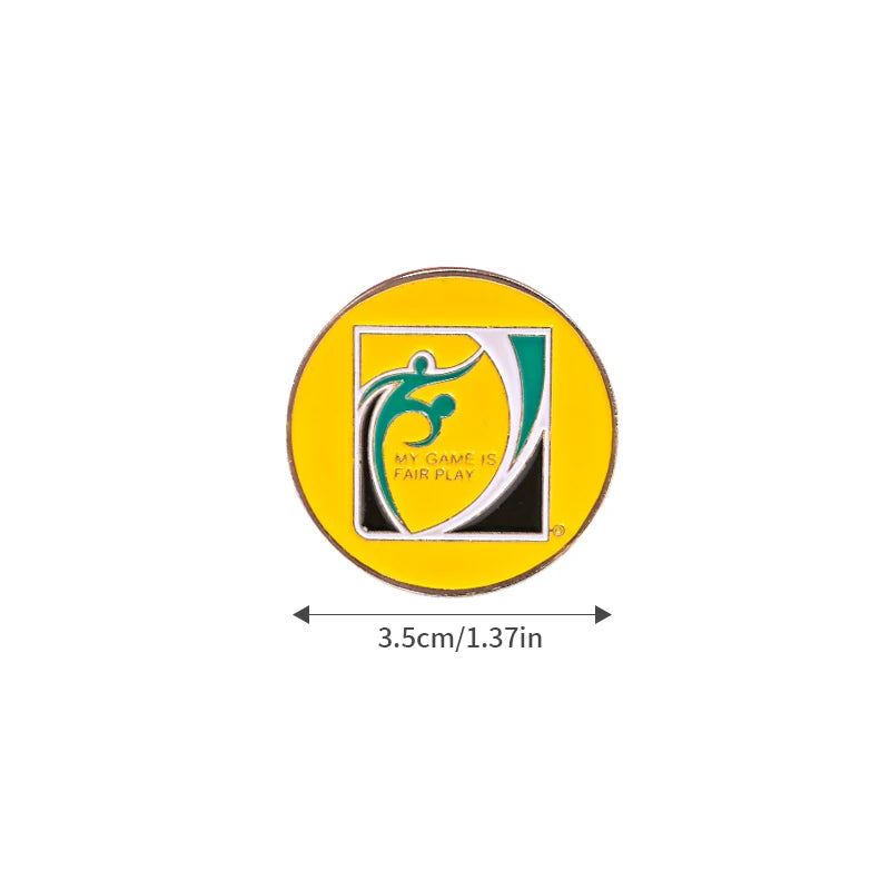 1 Side Pick Football Training Referee Side Toss Football Match Hard Metal Side Coins Football AIDS