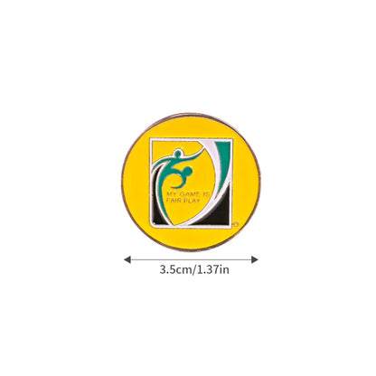 1 Side Pick Football Training Referee Side Toss Football Match Hard Metal Side Coins Football AIDS