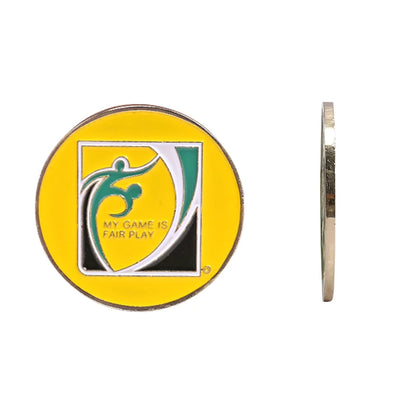 1 Side Pick Football Training Referee Side Toss Football Match Hard Metal Side Coins Football AIDS