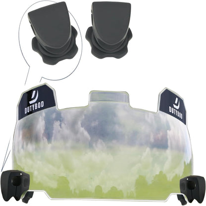Football Visor, Clear Football Helmet Visor, Football Shield, Fits Youth and Adult Football Helmets