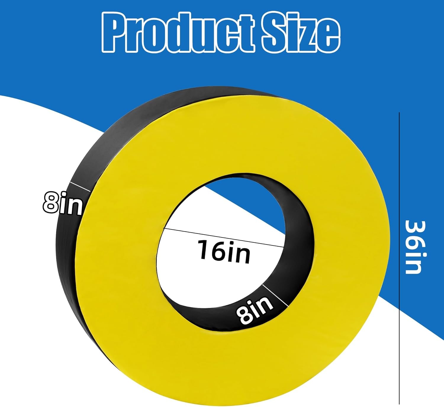 Football Tackle Wheel, Football Tackle Ring for Youth,Football Training Equipment Football Tackle Dummies High Elastic Foam and Waterproof PU Leather for Football Practice
