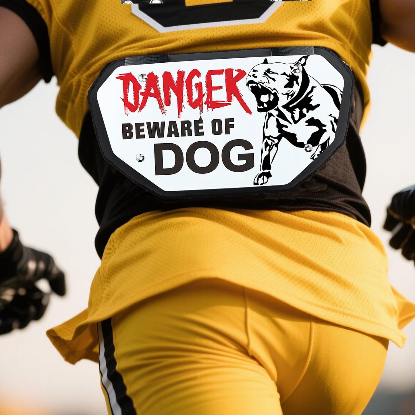 Football Back Plate Rear Back Protector Football Low Back Pad for Adult & Youth Players