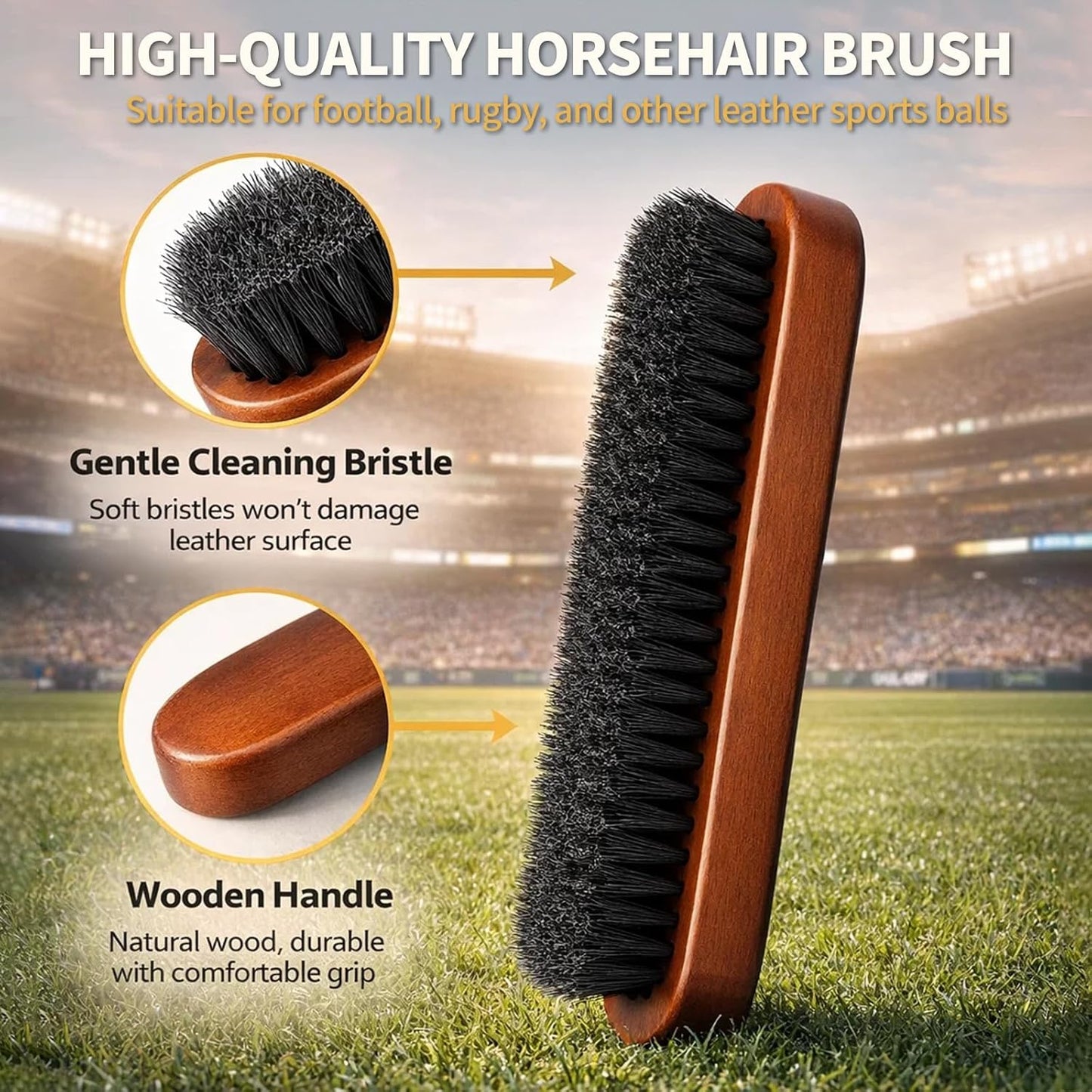 16Oz Football Rubbing Mud Kit, Baseball Mud Prep Kit with Brush, Towel, Gloves,Tape & Scraper, Leather Football Conditioner