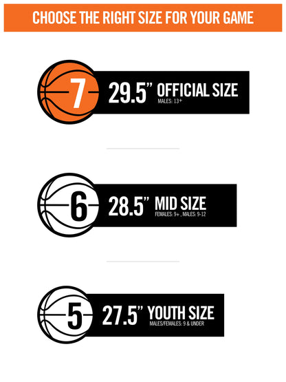 Super Tack Pro Composite Leather Basketball - Size 7 (29.5")