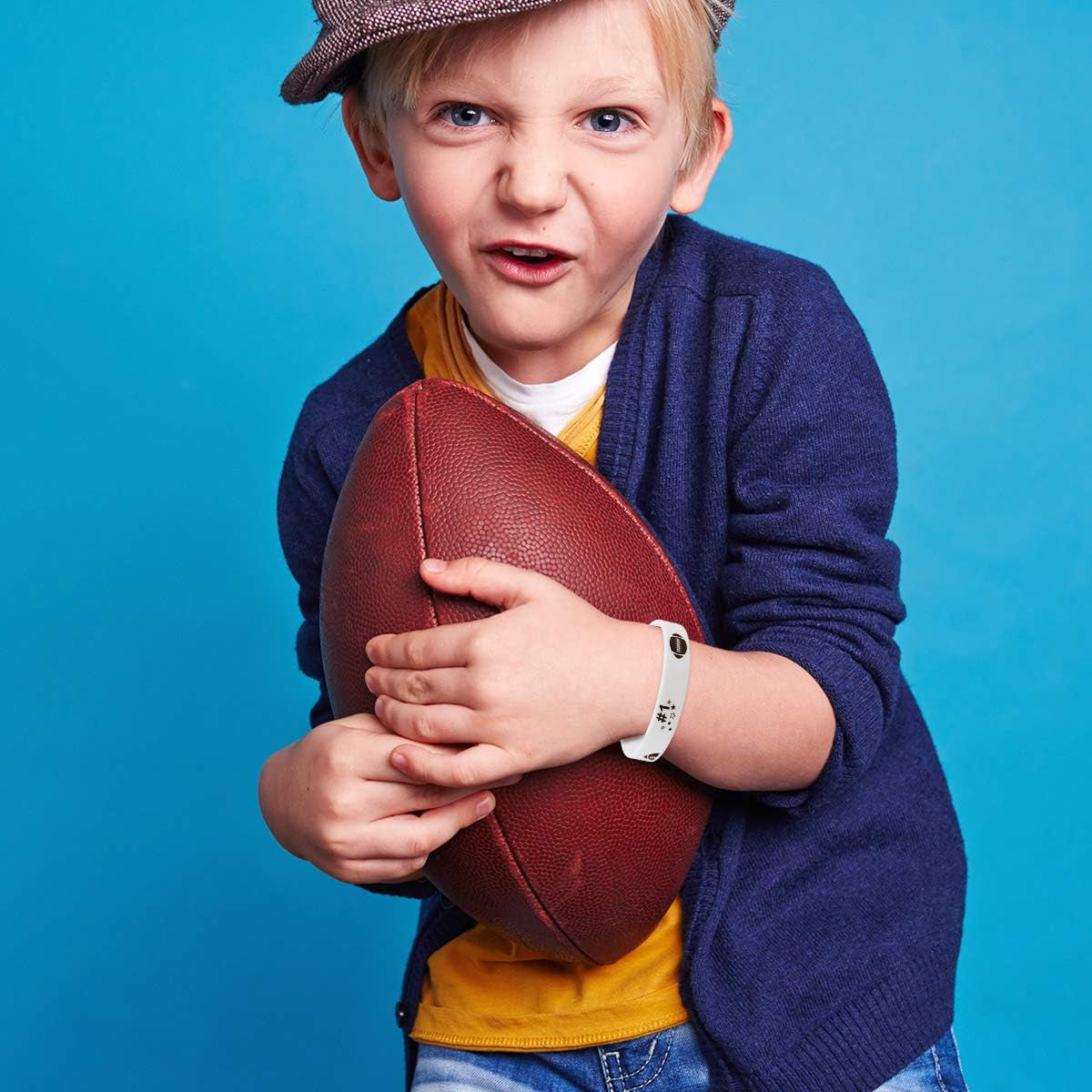 35 Silicone Football Motivational Bracelets for Kids Football Gift Party Supply