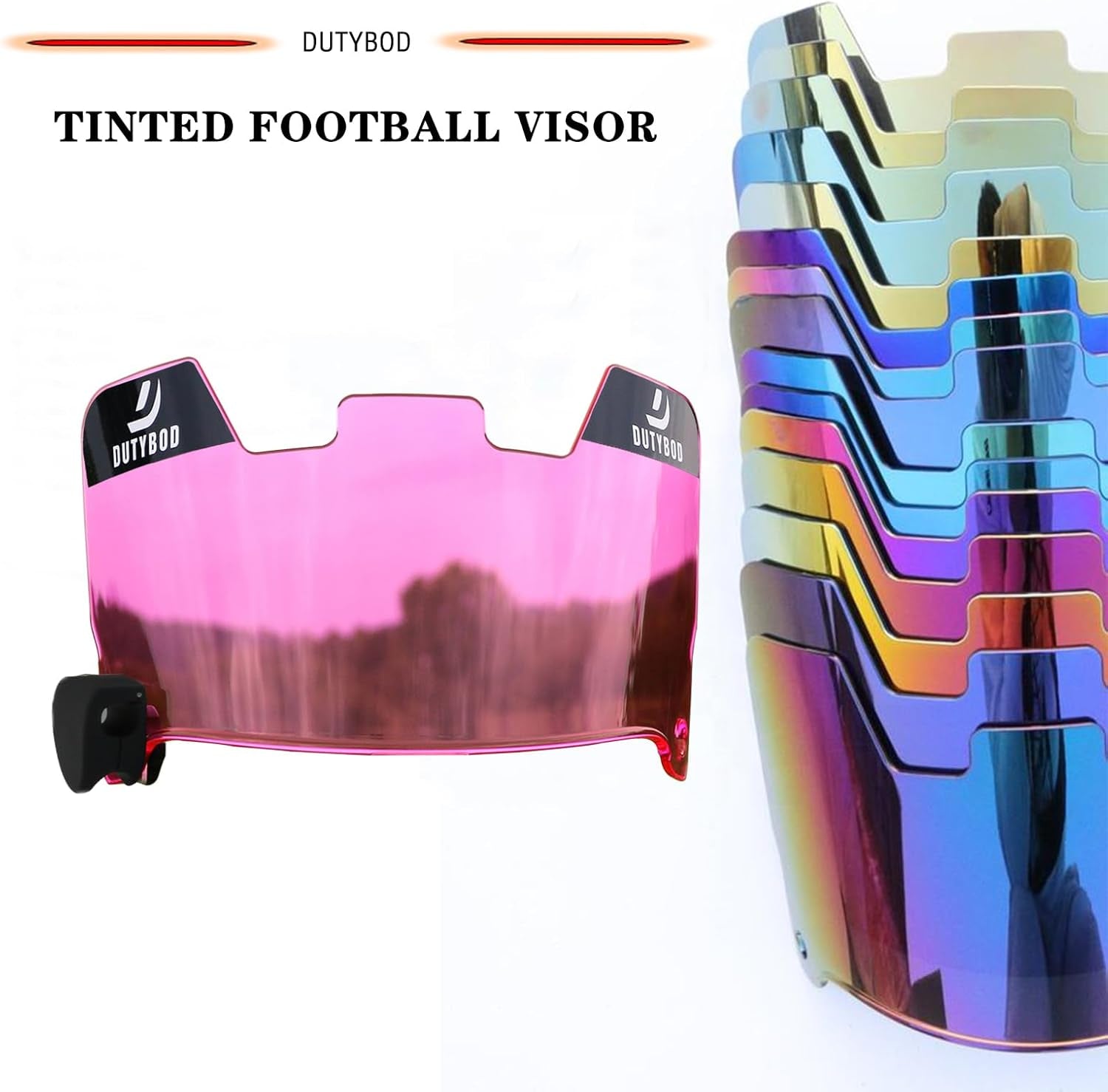 Football Visor Football Shield, Clear Football Visors for Helmet Scratch-Resistant, Fits Adult & Youth Football Helmets