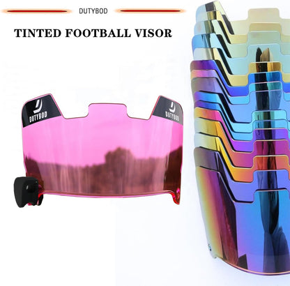 Football Visor Football Shield, Clear Football Visors for Helmet Scratch-Resistant, Fits Adult & Youth Football Helmets